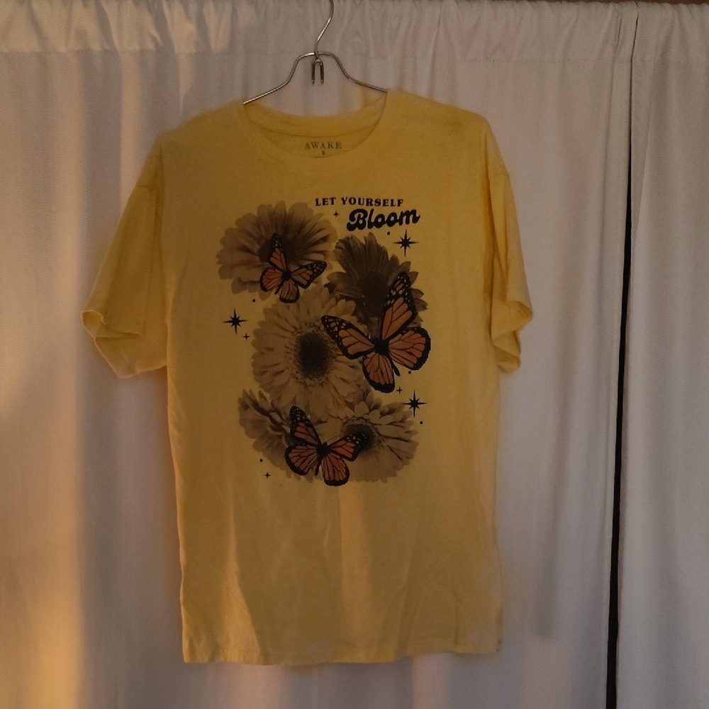 Awake Kids Yellow 'Let Yourself Bloom' T-Shirt